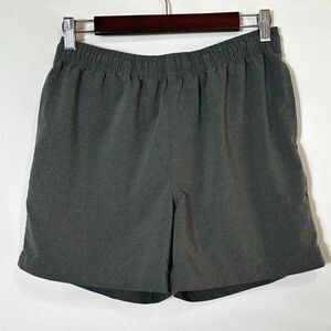 Chubbies Mens Heathered Charcoal Gray Performance Sports Shorts 3-Pockets Size S
